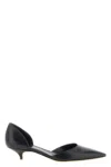 The Row Brown Liisa Kitten Dorsay Pumps In Black