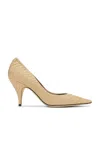 The Row Liisa Python Pump In Almond