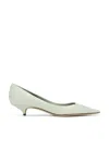 The Row Liisa Python Pump In Pistachio