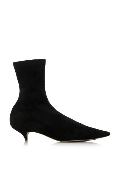 THE ROW THE ROW LIISA SUEDE BOOTIES