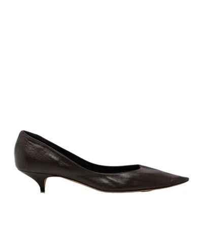 The Row Liisa Three High Heels In Red