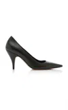 The Row Liisa Three Leather Pumps In Black