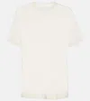 The Row Lila Cashmere Jersey Top In Natural