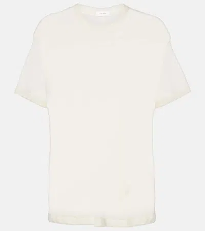 The Row Lila Cashmere Jersey Top In Natural