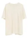 The Row Lila Short-sleeve Top In Neutral