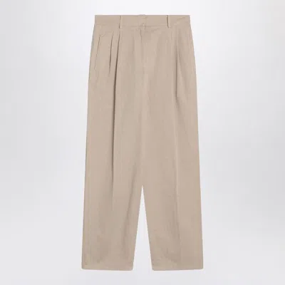The Row Lilas Light Khaki And Trousers