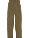 The Row Belt Loop Track Pants In Green