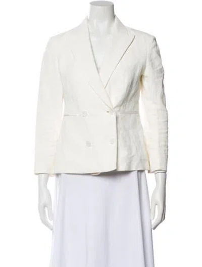 Pre-owned The Row Linen Blazer In Neutral