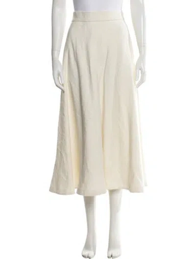 Pre-owned The Row Linen Long Skirt In Neutrals