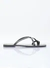 THE ROW LINK LEATHER SANDALS