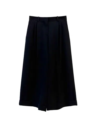 The Row Lior Pleated Pants In Black