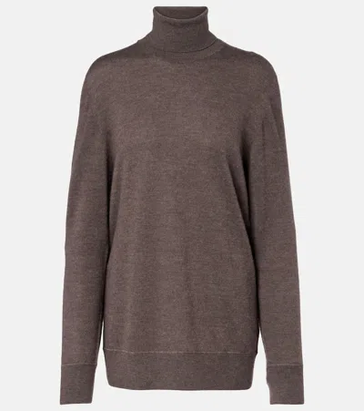 THE ROW LIZZY CASHMERE TURTLENECK SWEATER