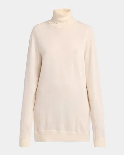 THE ROW LIZZY CASHMERE TURTLENECK SWEATER