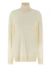 The Row Lizzy Cashmere Turtle-neck Sweater In Neutral