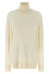 The Row Lizzy Oversized Cashmere Turtleneck Sweater In Multi