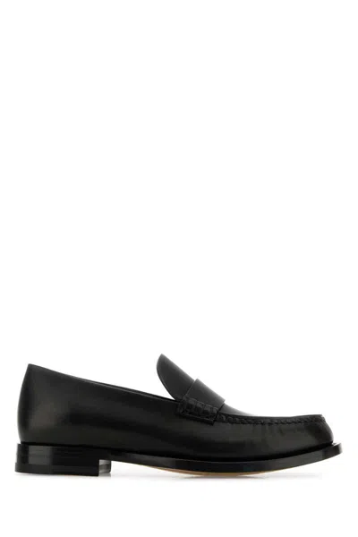 The Row Loafers In Black