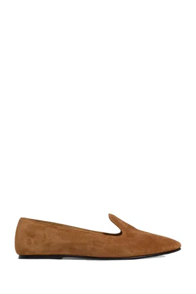 The Row Loafers In Brown