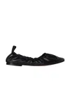 The Row Logo Ballet Flats In Black
