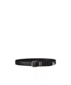 The Row Logo Belt In Black