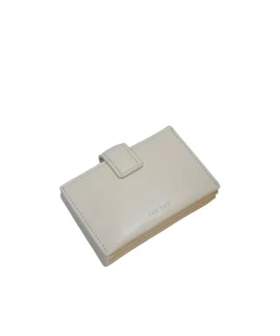 The Row Logo Card Holder In White