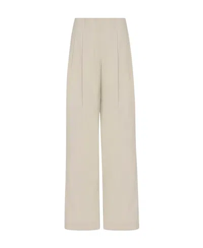 The Row Logo Casual Pants In Nude