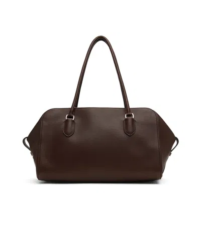 The Row Logo Handbag In Black