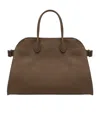 The Row Logo Handbag In Brown