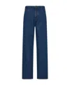 The Row Logo Jeans In Blue