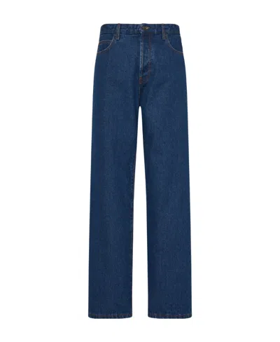 The Row Logo Jeans In Blue