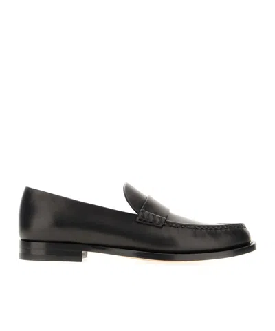 THE ROW LEATHER LOAFERS