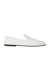 The Row Logo Loafers In White