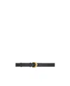 The Row Logo Marking Adjustable Belt In Black