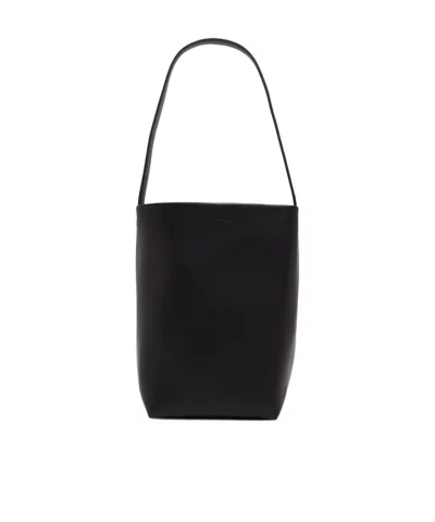 The Row Logo Shoulder Bag In Black