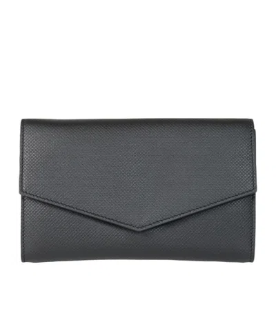 The Row Logo Shoulder Bag In Black