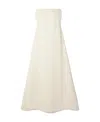 The Row Logo Silk Crepe De Chine Breast Dress