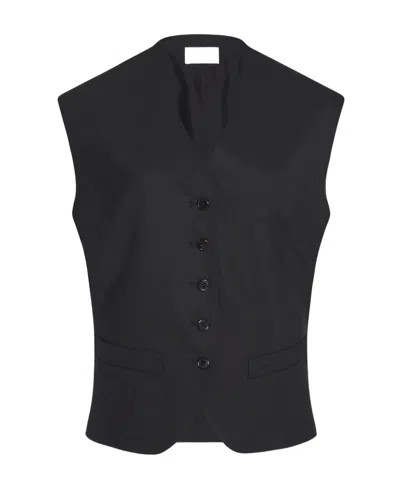 The Row Logo Vest In Black