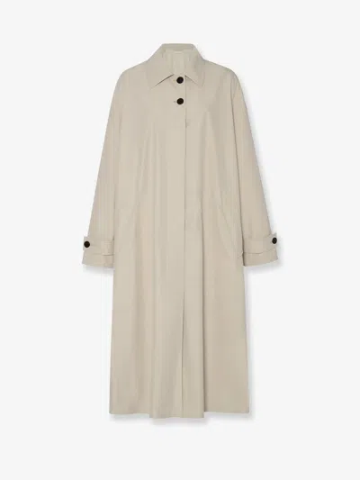 THE ROW LOLANA NYLON AND COTTON WATERPROOF COAT