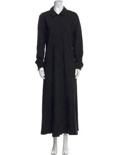 Pre-owned The Row Long Dress In Black