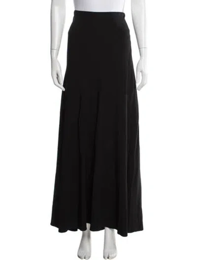 Pre-owned The Row Long Skirt In Black