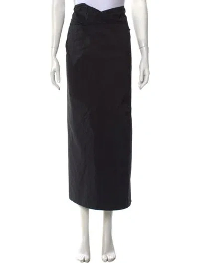Pre-owned The Row Long Skirt In Black