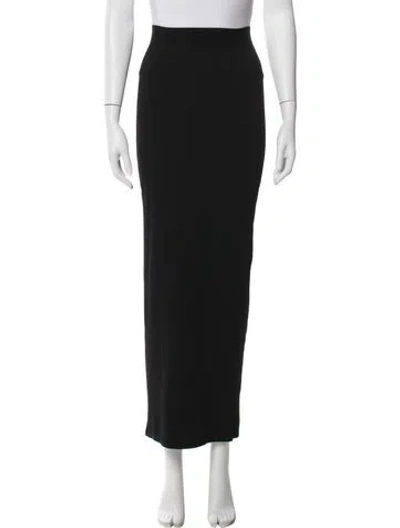 Pre-owned The Row Long Skirt In Black