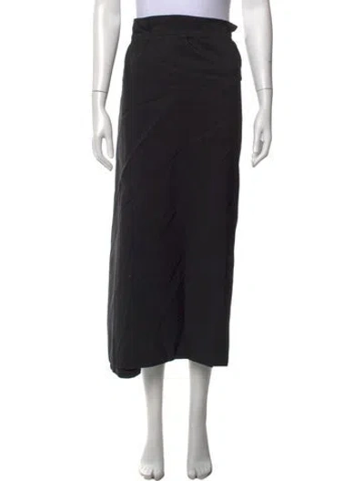 Pre-owned The Row Long Skirt In Black