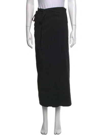 Pre-owned The Row Long Skirt In Black