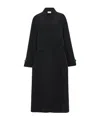 The Row Long Sleeve Coat In Black