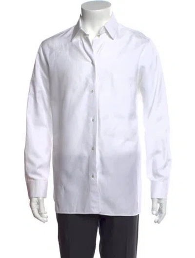 Pre-owned The Row Long Sleeve Dress Shirt In White