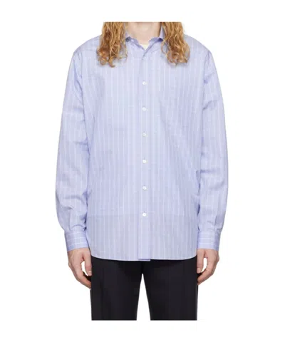 The Row Long Sleeve Shirt In Blue