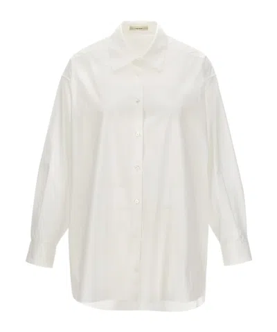 The Row Long Sleeve Shirt In Neutral