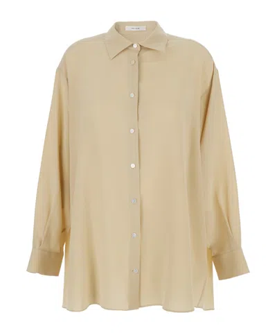 The Row Long Sleeve Shirt In Neutral