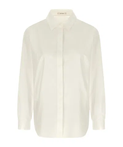 The Row Long Sleeve Shirt In White