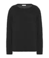 The Row Long Sleeve Sweater In Black